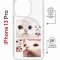 Чехол-накладка Apple iPhone 13 Pro (610630) Kruche PRINT Коты