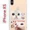 Чехол-накладка Apple iPhone X (580677) Kruche PRINT Коты