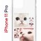 Чехол-накладка Apple iPhone 11 Pro (580658) Kruche PRINT Коты