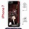 Чехол-накладка iPhone 7/8/SE (2020)/SE (2022) Kruche Magrope Print Hu Tao Genshin