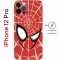 Чехол-накладка Apple iPhone 12 Pro (610612) Kruche PRINT Человек-Паук красный