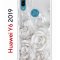 Чехол-накладка Huawei Y6 2019/Honor 8A/Honor 8A Pro/Honor 8A Prime/Y6s 2019 Kruche Print White roses