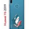 Чехол-накладка Huawei Y6 2019 (580675) Kruche PRINT Акула
