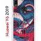 Чехол-накладка Huawei Y6 2019 (580675) Kruche PRINT Японская змея