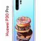 Чехол-накладка Huawei P30 Pro Kruche Print Donuts