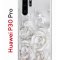 Чехол-накладка Huawei P30 Pro Kruche Print White roses