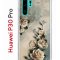 Чехол-накладка Huawei P30 Pro (580674) Kruche PRINT Белая роза