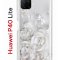 Чехол-накладка Huawei P40 Lite Kruche Print White roses