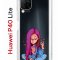 Чехол-накладка Huawei P40 Lite Kruche Print Pink Hair