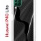 Чехол-накладка Huawei P40 Lite  (588940) Kruche PRINT Line black