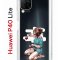 Чехол-накладка Huawei P40 Lite Kruche Print Рисуя любовь