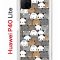 Чехол-накладка Huawei P40 Lite Kruche Print Медвежата