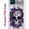 Чехол-накладка Huawei P40 Lite Kruche Print Sugar Skull