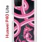 Чехол-накладка Huawei P40 Lite  (588940) Kruche PRINT Розовая Пантера
