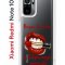 Чехол-накладка Xiaomi Redmi Note 10/Redmi Note 10S Kruche Print Red lipstick