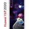 Чехол-накладка Huawei Y6p 2020 Kruche Print Мотылёк