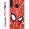 Чехол-накладка Huawei Y6p 2020 (588946) Kruche PRINT Человек-Паук красный