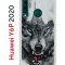 Чехол-накладка Huawei Y6p 2020 Kruche Print Волк