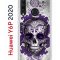 Чехол-накладка Huawei Y6p 2020 Kruche Print Sugar Skull