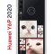 Чехол-накладка Huawei Y6p 2020 (588946) Kruche PRINT Коты