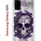Чехол-накладка Samsung Galaxy S20 Kruche Print Sugar Skull