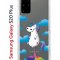 Чехол-накладка Samsung Galaxy S20 Plus Kruche Print Flying Unicorn