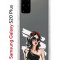 Чехол-накладка Samsung Galaxy S20 Plus Kruche Print Фэшн леди