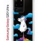 Чехол-накладка Samsung Galaxy S20 Ultra Kruche Print Flying Unicorn