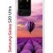 Чехол-накладка Samsung Galaxy S20 Ultra Kruche Print Лавандовый рай