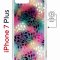 Чехол-накладка iPhone 7 Plus/8 Plus Kruche Magnet Print Цветные листья