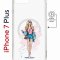 Чехол-накладка Apple iPhone 7 Plus (626141) Kruche PRINT Fashion Girl