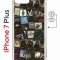 Чехол-накладка Apple iPhone 7 Plus (626141) Kruche PRINT Плейлисты
