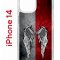 Чехол-накладка Apple iPhone 14  (625957) Kruche PRINT Крылья