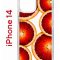 Чехол-накладка Apple iPhone 14  (625957) Kruche PRINT Orange