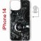 Чехол-накладка iPhone 14 Kruche Magnet Print Двигатель