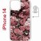 Чехол-накладка Apple iPhone 14  (625959) Kruche PRINT цветы