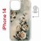 Чехол-накладка Apple iPhone 14  (625959) Kruche PRINT Белые розы