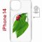 Чехол-накладка Apple iPhone 14  (625959) Kruche PRINT Ladybug