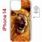 Чехол-накладка Apple iPhone 14  (625959) Kruche PRINT Лев