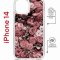 Чехол-накладка Apple iPhone 14  (625960) Kruche PRINT цветы