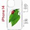 Чехол-накладка Apple iPhone 14  (625960) Kruche PRINT Ladybug
