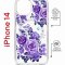 Чехол-накладка Apple iPhone 14  (625960) Kruche PRINT Roses