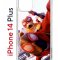 Чехол-накладка Apple iPhone 14 Plus (625954) Kruche PRINT Человек паук