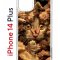 Чехол-накладка Apple iPhone 14 Plus (625954) Kruche PRINT Котик с рыбками