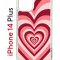 Чехол-накладка iPhone 14 Plus Kruche Print Сердце