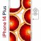 Чехол-накладка Apple iPhone 14 Plus (625965) Kruche PRINT Orange