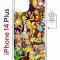 Чехол-накладка Apple iPhone 14 Plus (625965) Kruche PRINT Симпсоны