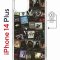Чехол-накладка Apple iPhone 14 Plus (625965) Kruche PRINT Плейлисты