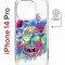 Чехол-накладка Apple iPhone 14 Pro (625964) Kruche PRINT Многоликий Рик