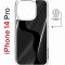 Чехол-накладка Apple iPhone 14 Pro (625964) Kruche PRINT Line black